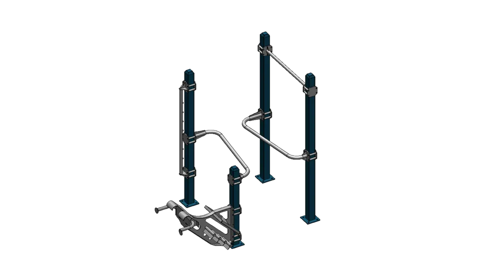 Cali-Rig 29 outdoor calisthenics equipment installed in a public park