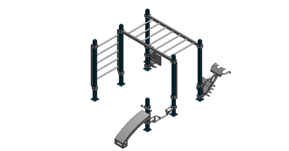 Cali-Rig 35 outdoor calisthenics equipment 
