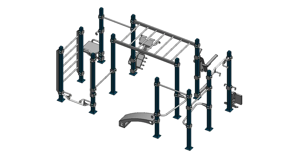 Cali-Rig 40 outdoor calisthenics equipment 