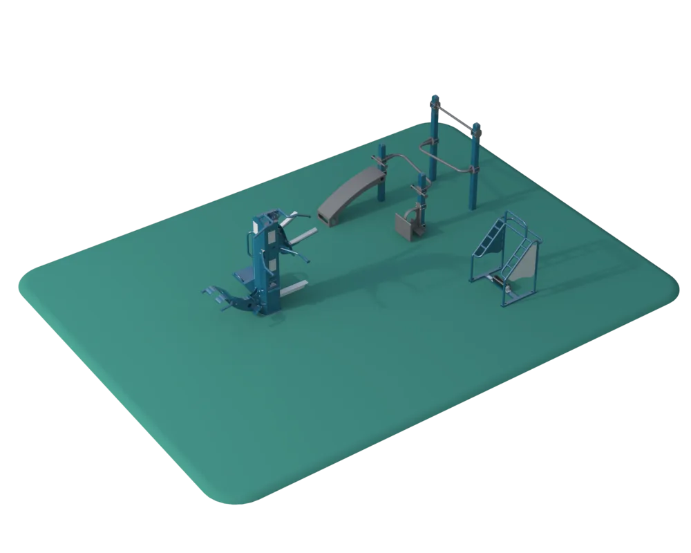 Starter Plus Fitness Pacakge outdoor fitness equipment package 