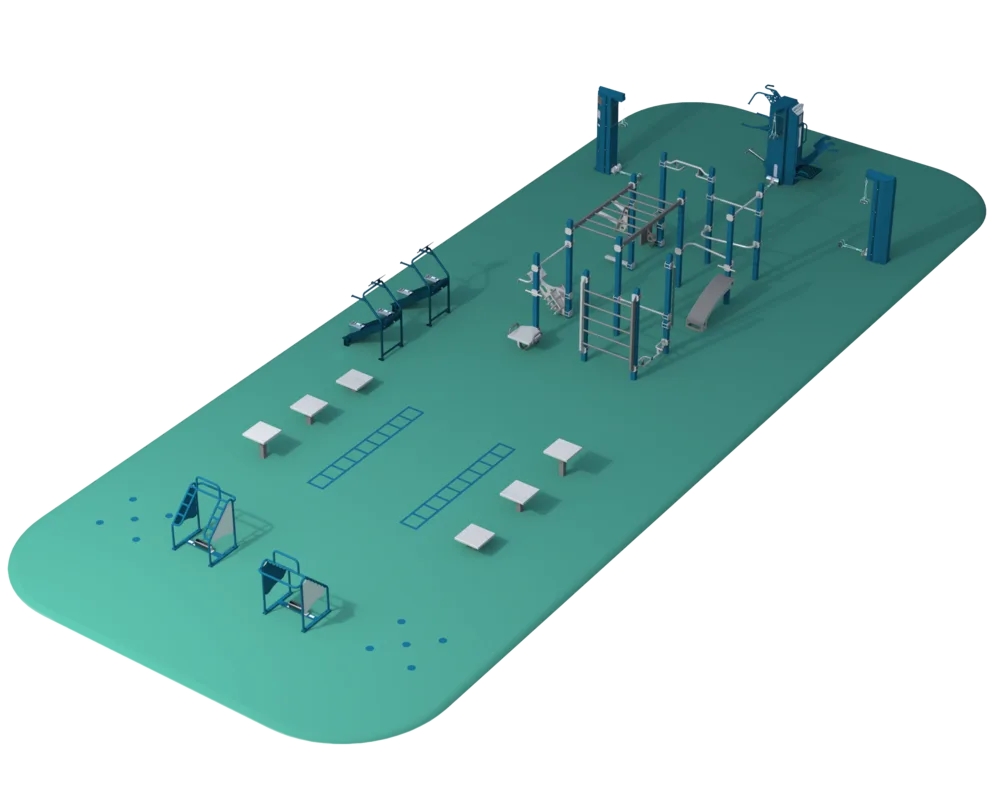 Ultimate Plus Fitness Package outdoor fitness equipment package 