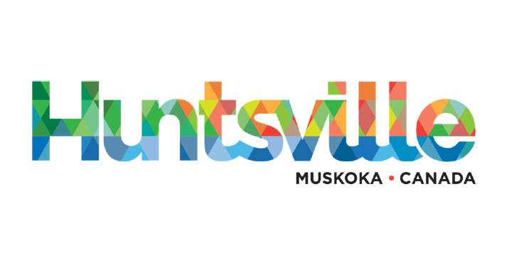 Huntsvile logo Trimuskoka logo and New World Park Solutions logo