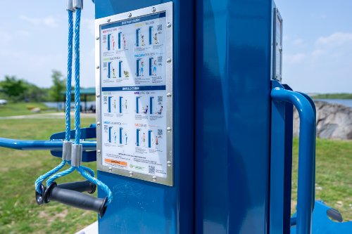 outdoor fitness equipment rugged structure