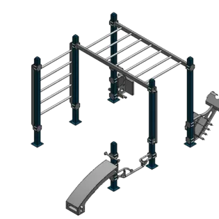 Cali-Rig 35 outdoor calisthenics equipment 