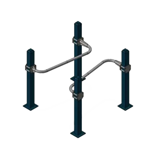 Cali-ADA Parallel Bars outdoor calisthenics equipment 