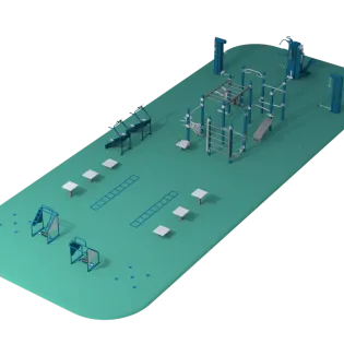 Ultimate Plus Fitness Package outdoor fitness equipment package 