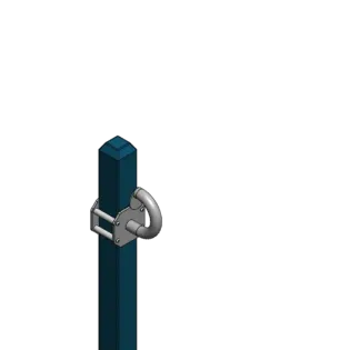 Cali-Battle Rope Mount outdoor calisthenics equipment 