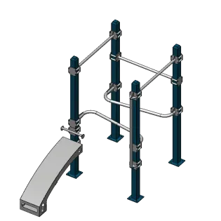 Cali-Rig 26 outdoor calisthenics equipment installed in a public park