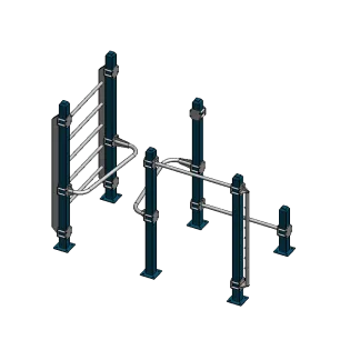 Cali-Rig 30 outdoor calisthenics equipment installed in a public park