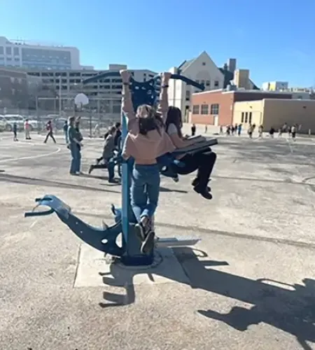 Spartan multigym in a local playground