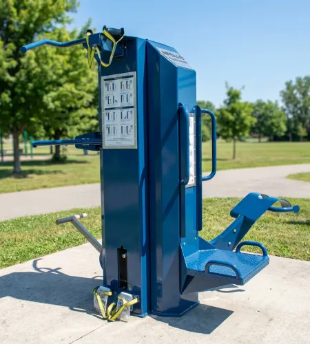 Outdoor fitness gym equipment