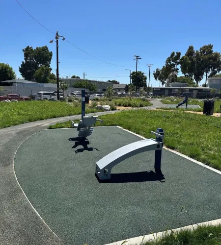 Everest strength station installed at Pueblo Del Rio public housing development , Los Angeles CA