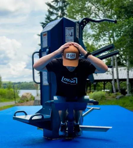 Park Fitness Equipment in MOVE Park Huntsville