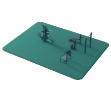 Starter Plus Fitness Pacakge outdoor fitness equipment package 