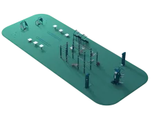 Ultimate Plus Fitness Package outdoor fitness equipment package 
