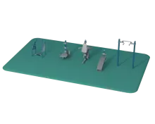 Static Linear Package outdoor fitness equipment package 