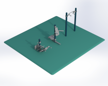 Pocket Park Fitness Package outdoor fitness equipment package